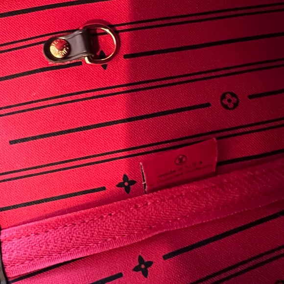 ** Authentic ** Neverfull MM Brown Damien used LV Handbag - Picture 9 of 12